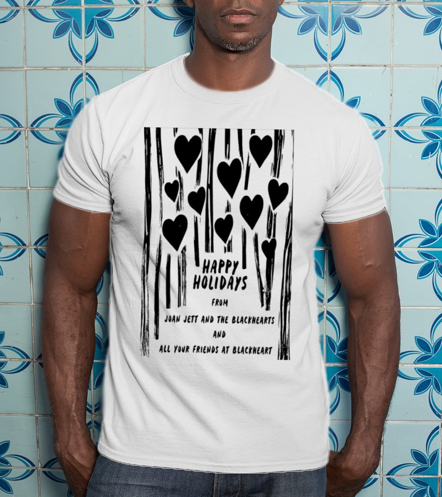 Happy Holidays From Joan Jett And The Blackhearts And All Your Friends At Blackheart T-Shirt