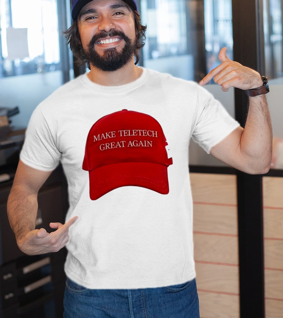 Make Teletech Great Again Teletech-Manchester 2025 Red Cap T-Shirt