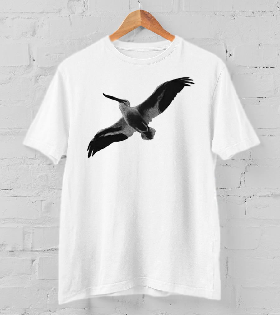 Staff Somewhere On The Northside Black And White Pelican T-Shirt