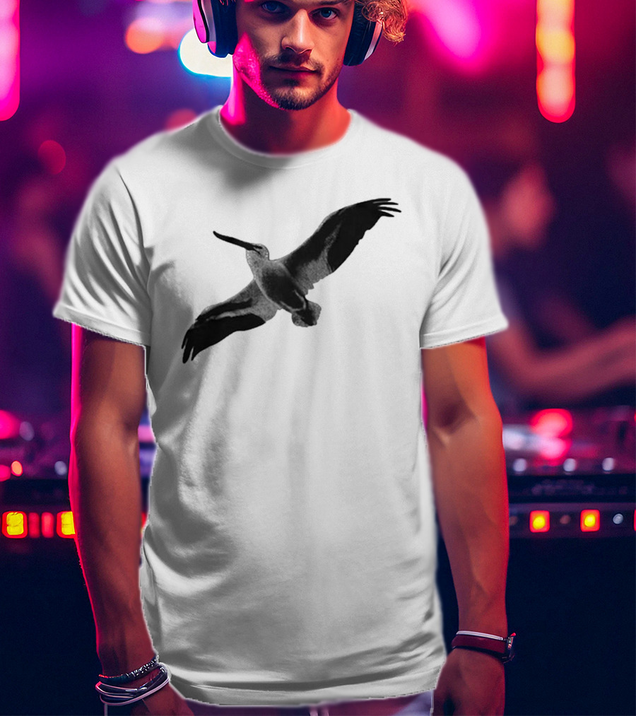 Staff Somewhere On The Northside Black And White Pelican T-Shirt