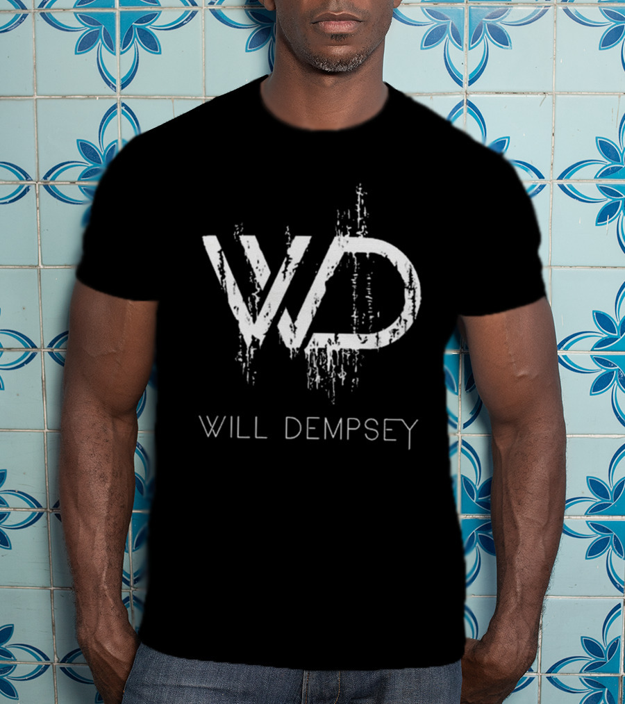 Will Dempsey WD Distressed Shorthand Emblem T-Shirt
