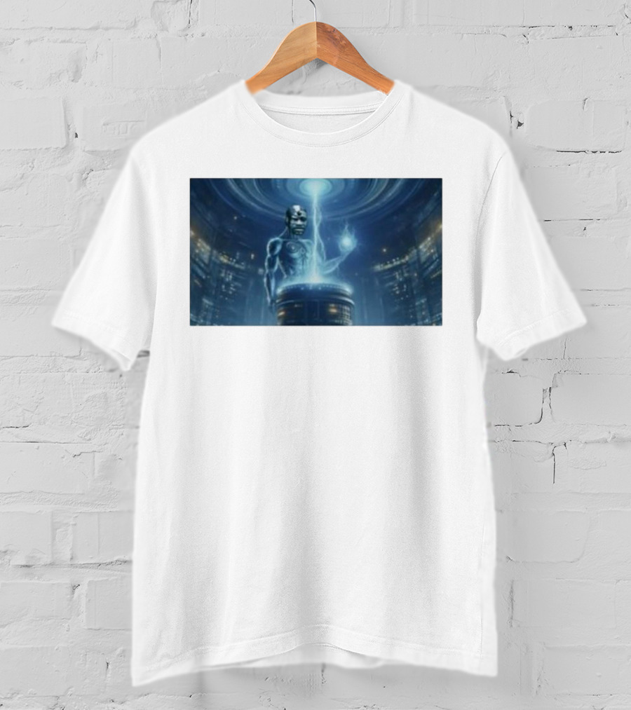 0Xerrl George Droyd Reactor Cybernetic Energy Power Core T-Shirt