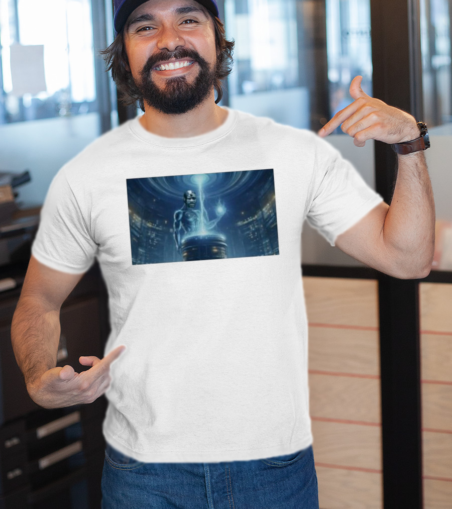 0Xerrl George Droyd Reactor Cybernetic Energy Power Core T-Shirt
