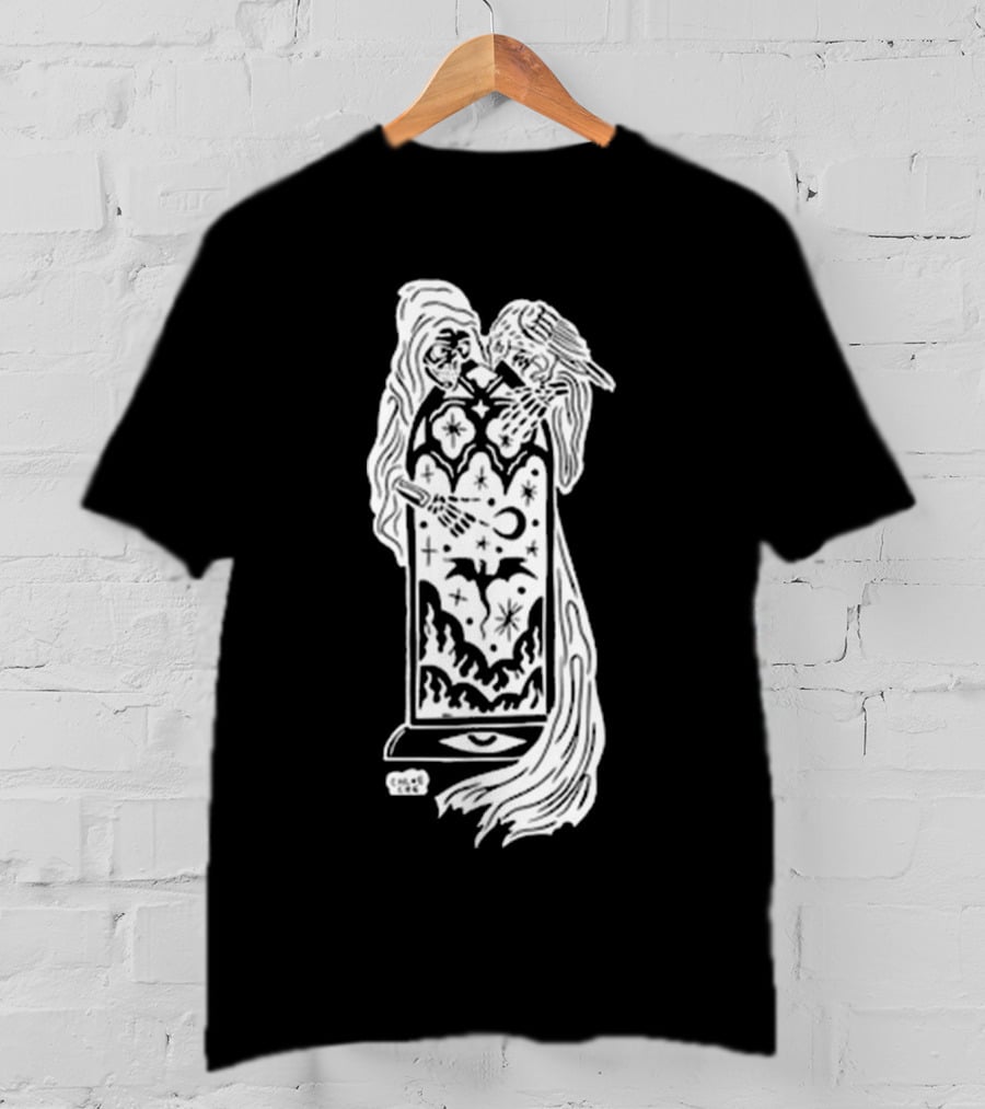 Chloe Lee Mystical Reaper Portal Night Sky Realm T-Shirt