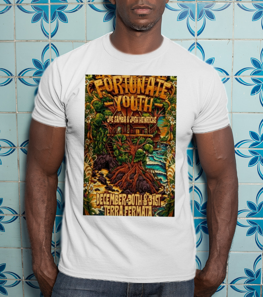 Fortunate Youth With Joe Samba And Josh Heinrichs At Terra Fermata December 30th And 31st T-Shirt