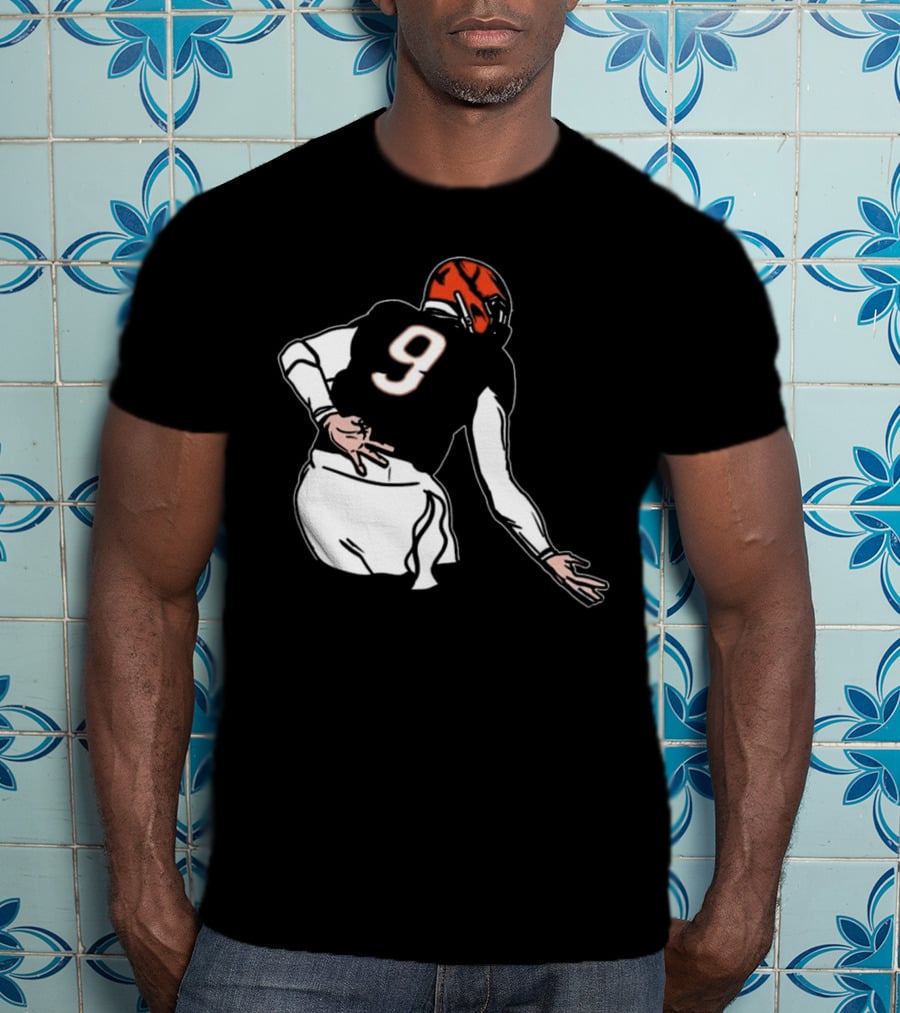Joe Griddy Joe Burrow Number 9 Cincinnati Bengals Football T-Shirt