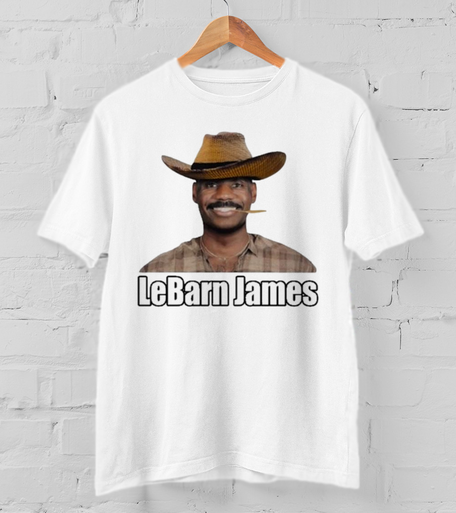Lebron James Lebarn James Cowboy Hat Mustache T-Shirt