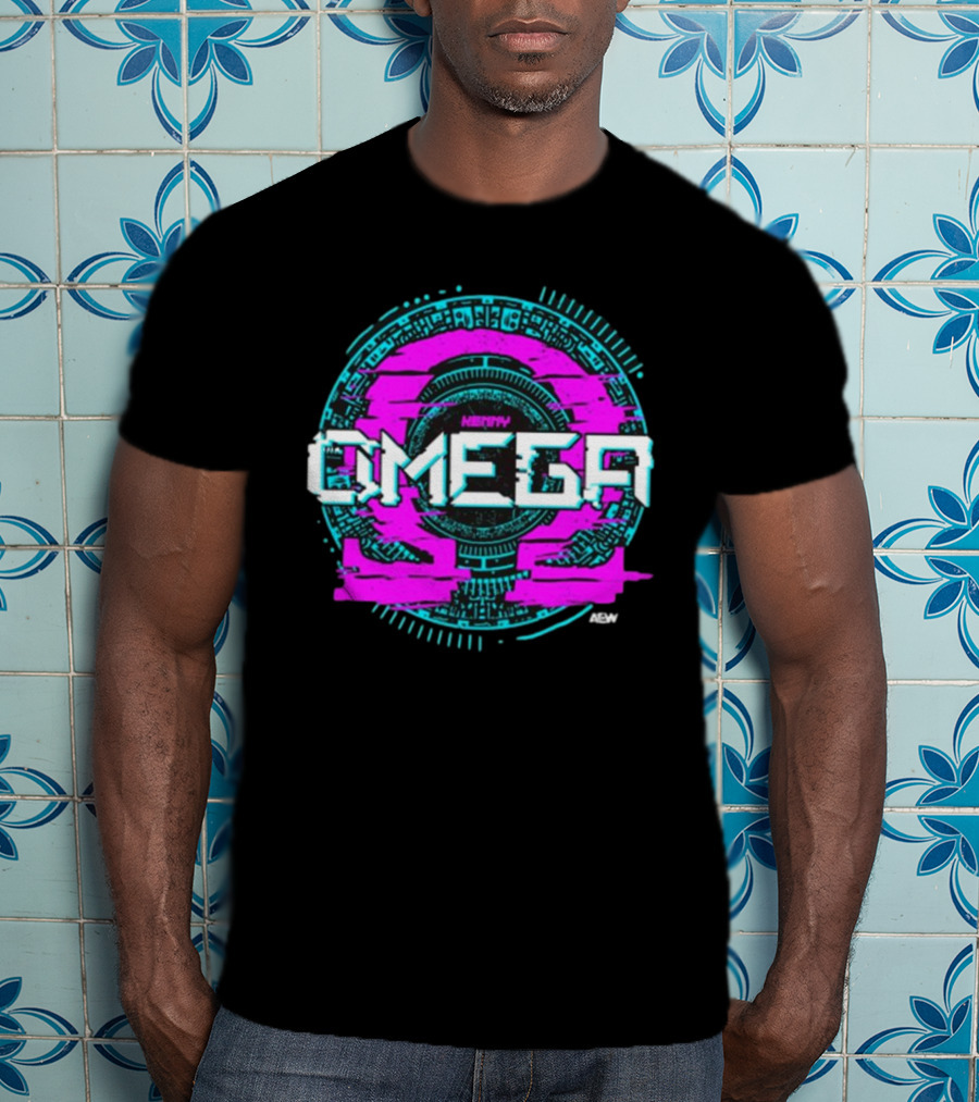 Kenny Omega AEW Retro Circuit Design Triblend T-Shirt