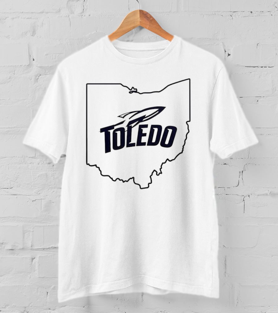 Toledo Rockets Football Ohio State Outline New Collection For Fans T-Shirt