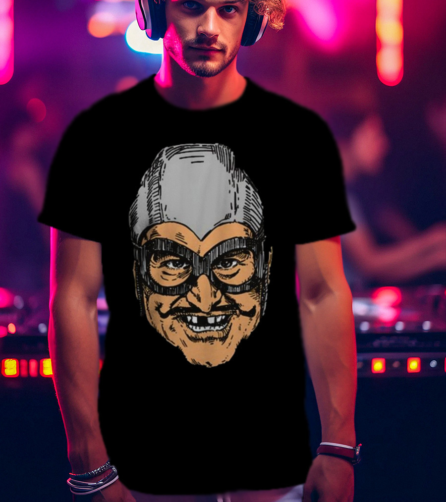 Aquabats Bat Commander Masked Hero Face T-Shirt