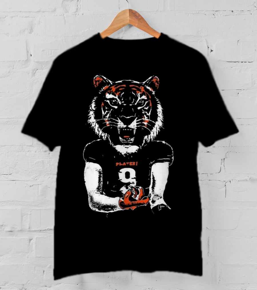 Joe Burrow Ice In My Veins Tiger Player 9 T-Shirt