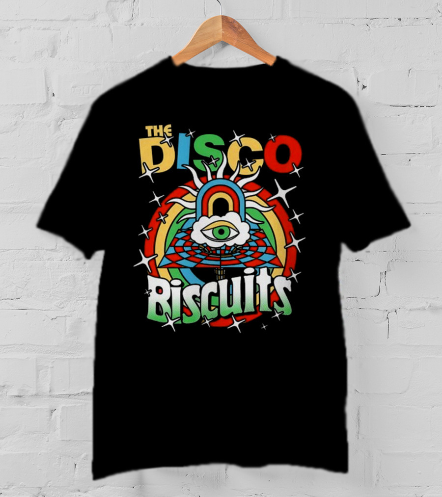 The Disco Biscuits Eye Pyramid Starburst NYE 2025 T-Shirt