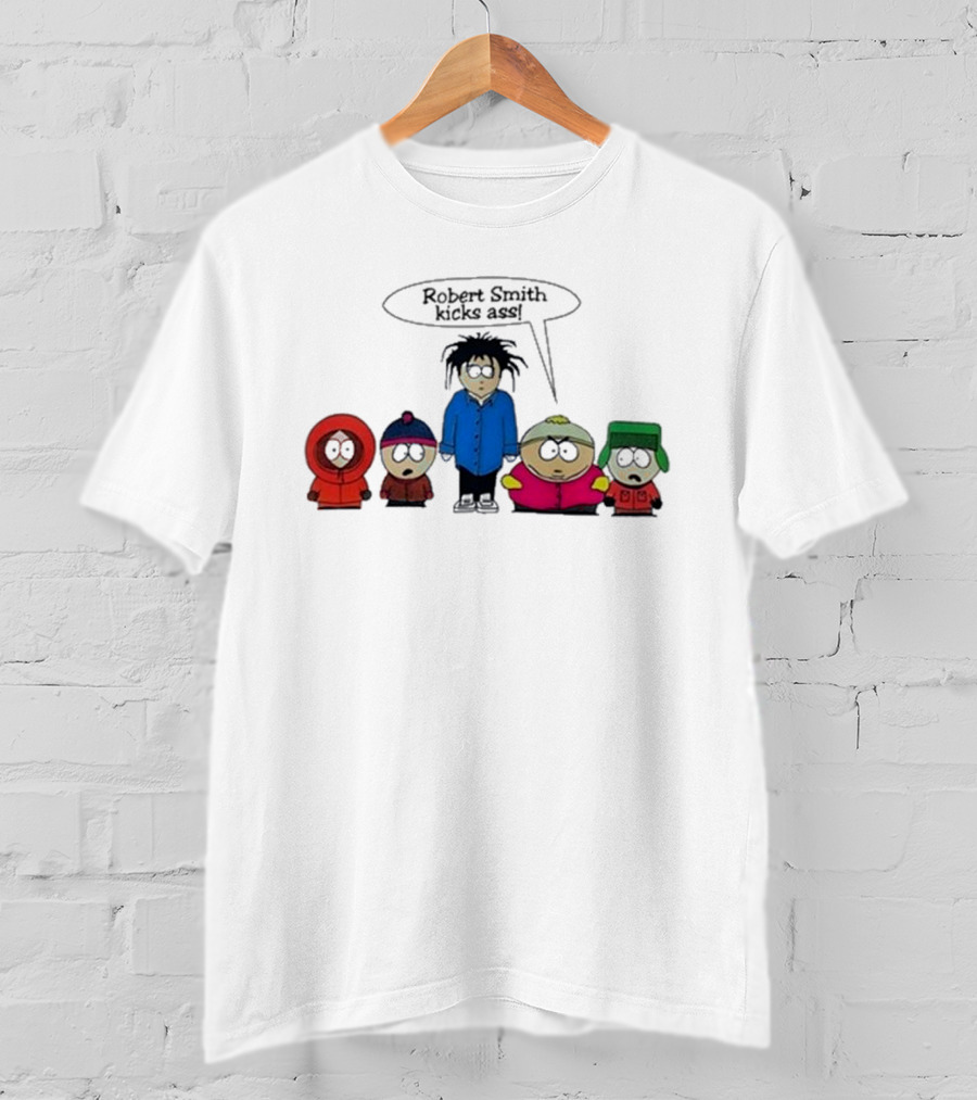 Robert Smith Kicks Ass South Park Characters T-Shirt
