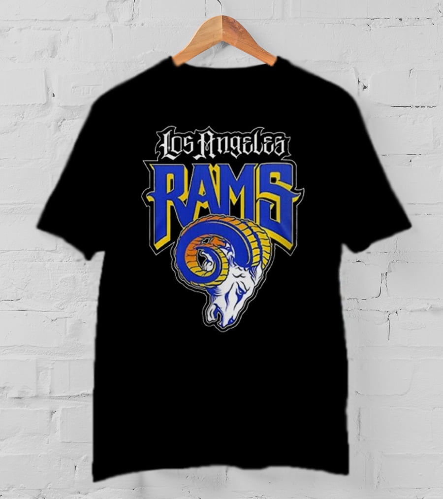 Los Angeles Rams Logo Ram Head Vamos Fans T-Shirt