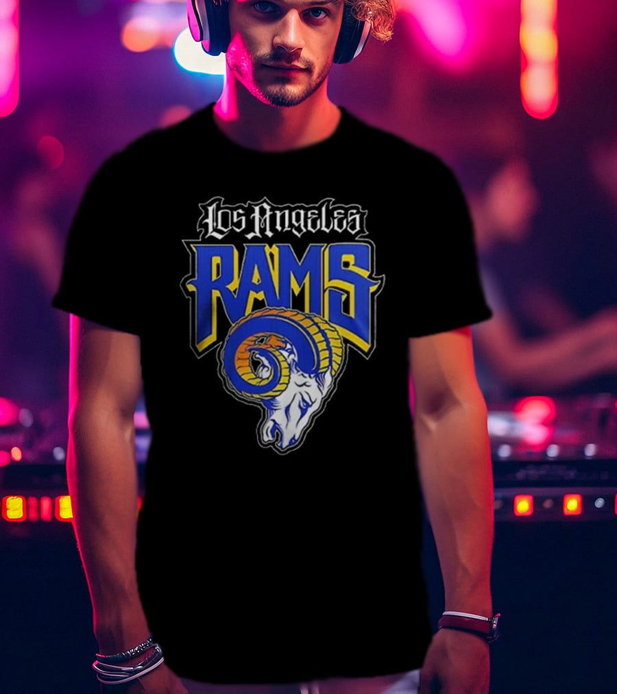 Los Angeles Rams Logo Ram Head Vamos Fans T-Shirt