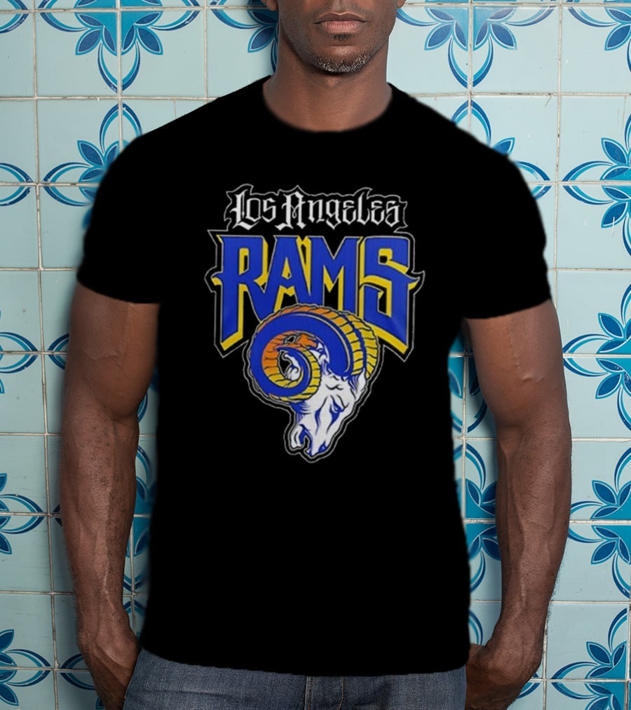 Los Angeles Rams Logo Ram Head Vamos Fans T-Shirt