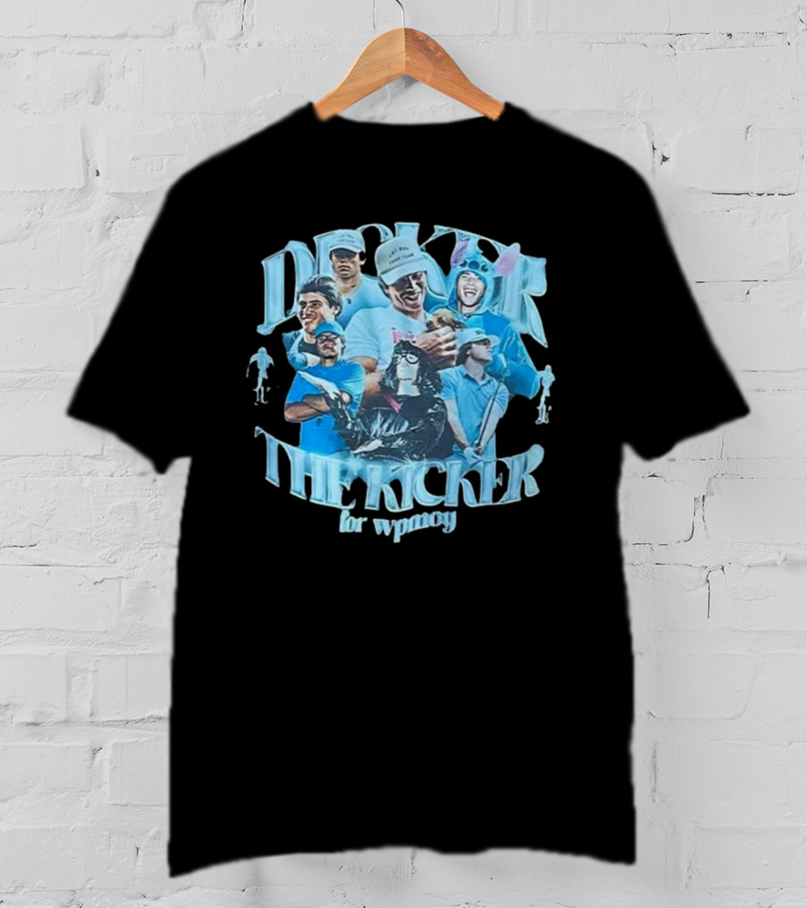 Dicker The Kicker For Wpmoy Featuring Justin Herbert Chargers T-Shirt