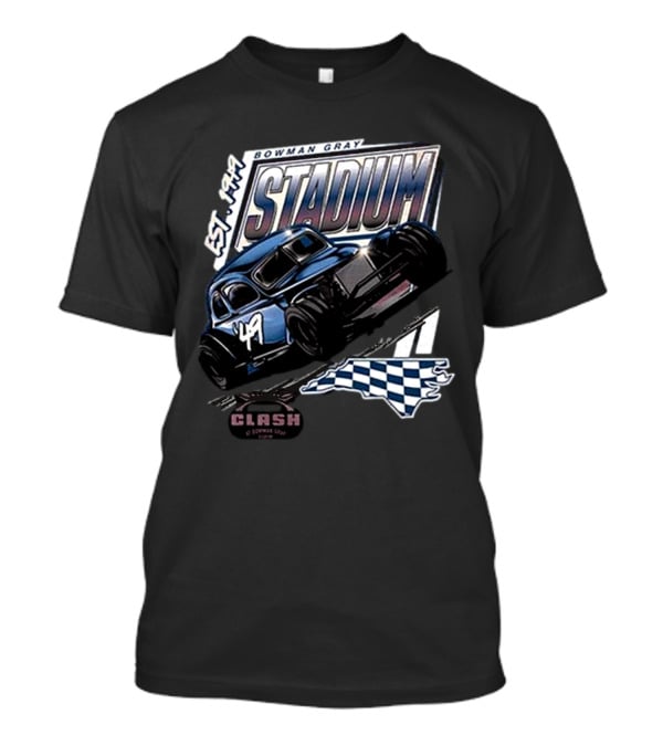Bowman Gray Stadium Vintage Car EST 1949 Cook Out Clash Racing T-Shirt