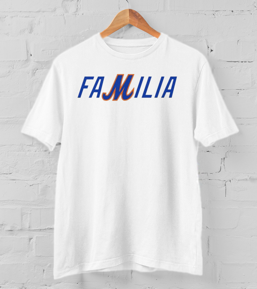 Familia Mets Baseball Team T-Shirt