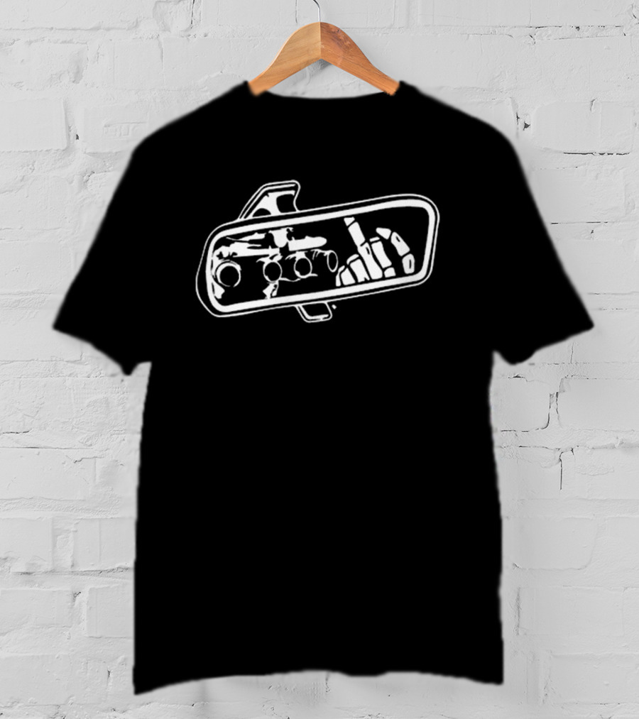 Forward Observations Rear View Middle Finger Gesture T-Shirt