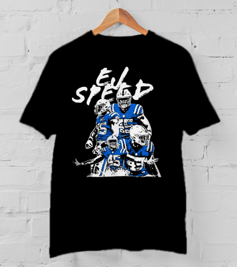 Logan Sconniecolt EJ Speed Football Jersey Number 45 Colts Player T-Shirt