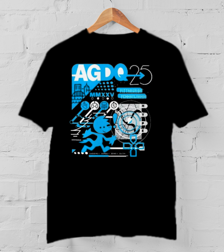 AGDQ 25 Pittsburgh Pennsylvania MMXXV Hype Speed Run Event T-Shirt