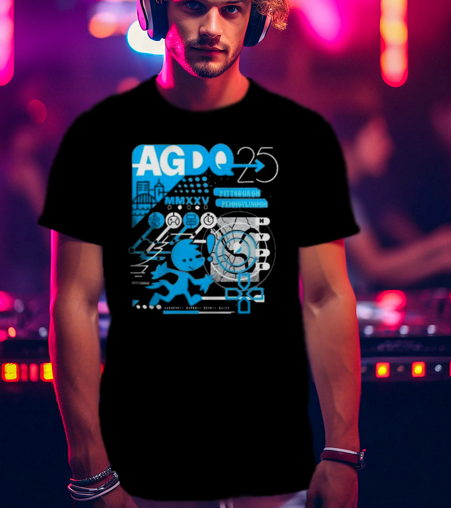 AGDQ 25 Pittsburgh Pennsylvania MMXXV Hype Speed Run Event T-Shirt