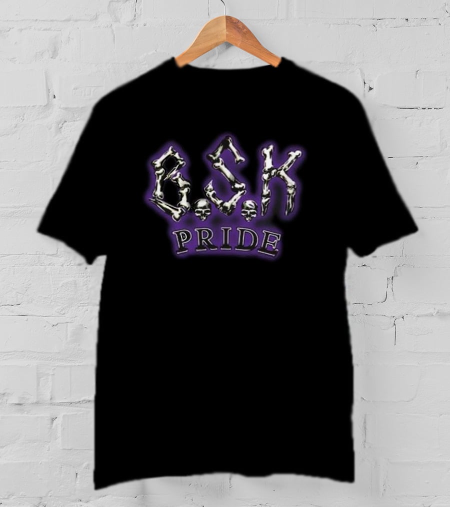Mark Calaway The Undertaker B.S.K Pride Bone Skull T-Shirt
