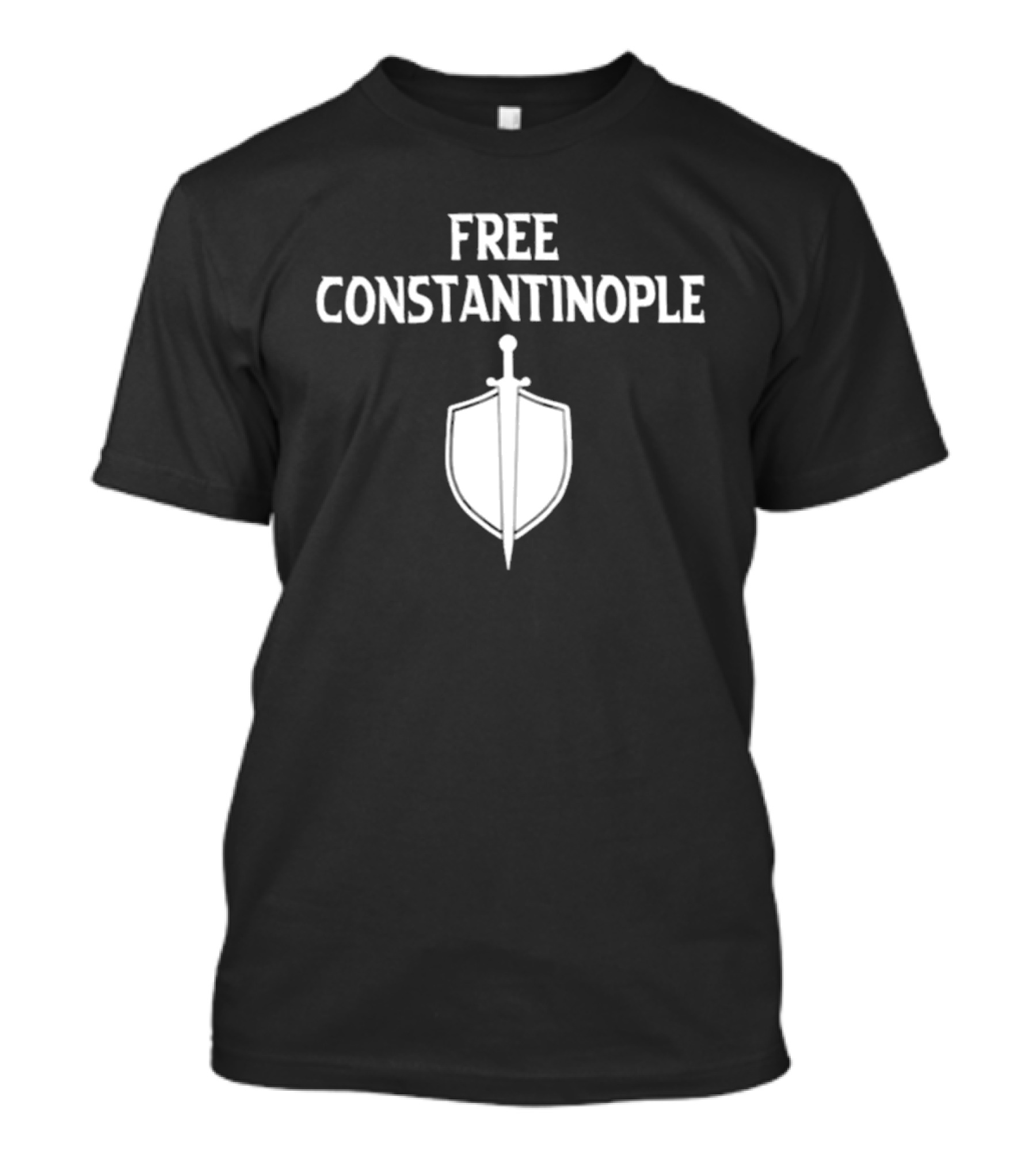 Free Constantinople Shield And Sword T-Shirt