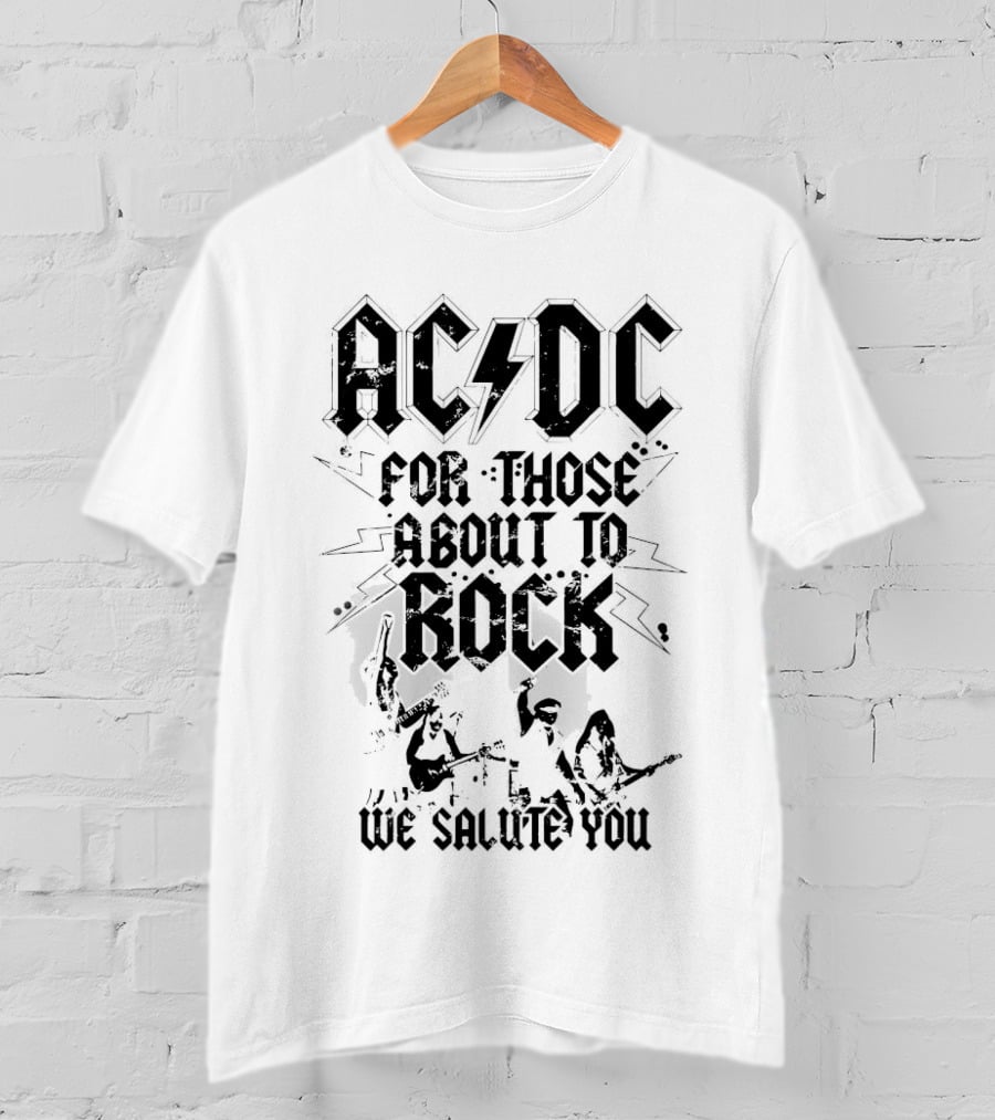 ACDC For Those About To Rock We Salute You Live 2025 T-Shirt