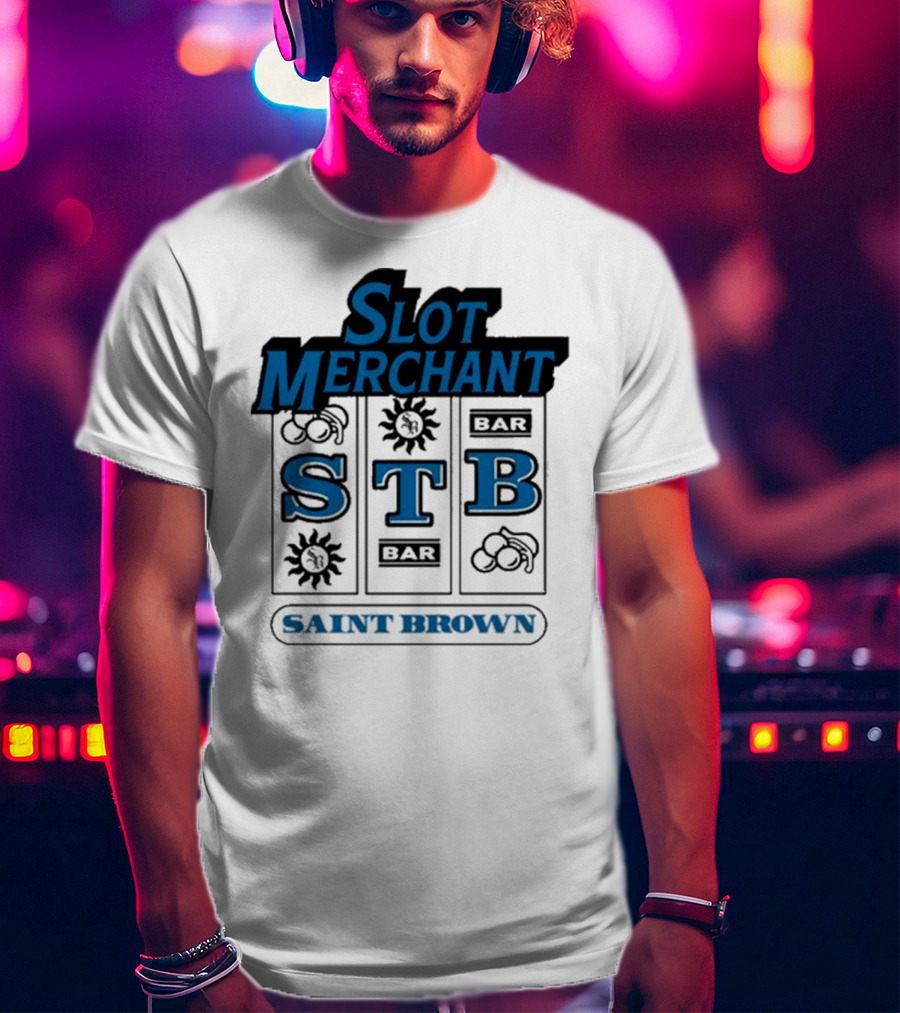 Slot Merchant STB Bar Saint Brown Amon-ra St Brown T-Shirt