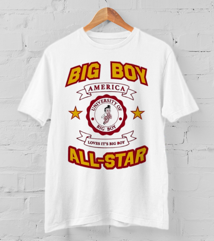 Big Boy University Of America All-Star Loves It's Big Boy T-Shirt