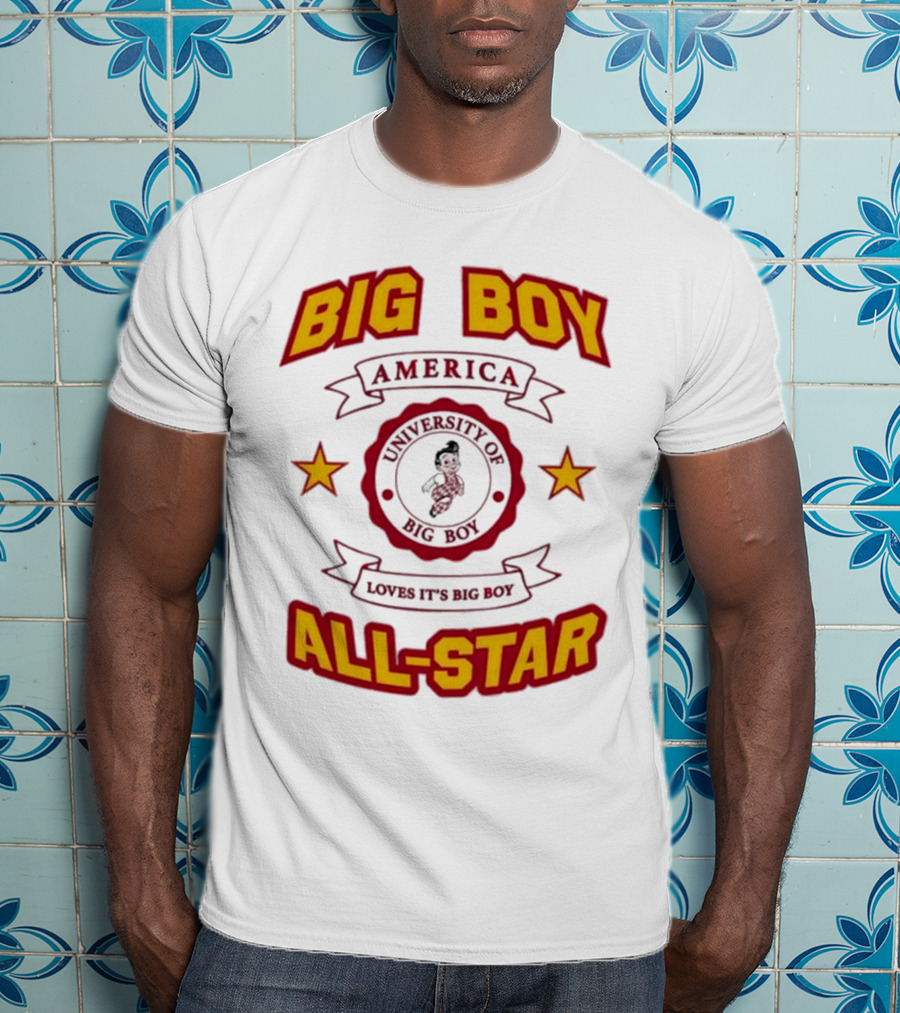Big Boy University Of America All-Star Loves It's Big Boy T-Shirt