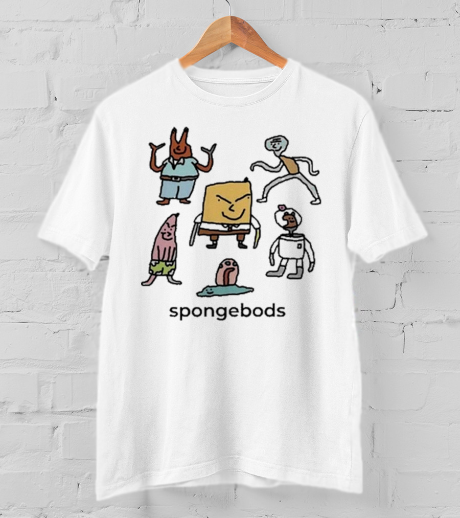 Dalesbits Spongebods Character Lineup T-Shirt
