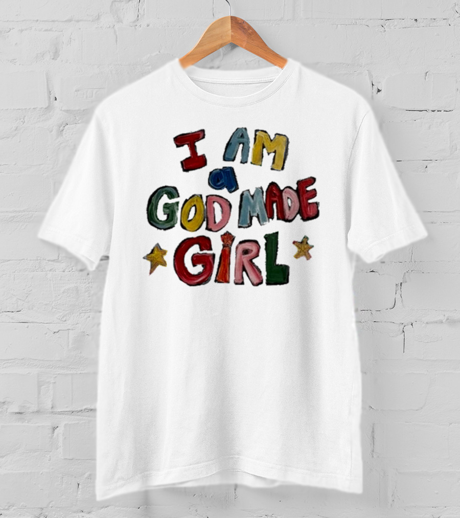 I Am A God Made Girl Stars T-Shirt
