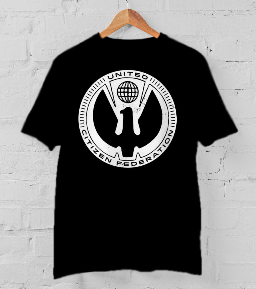 United Citizen Federation Starship Troopers Symbol Emblem T-Shirt