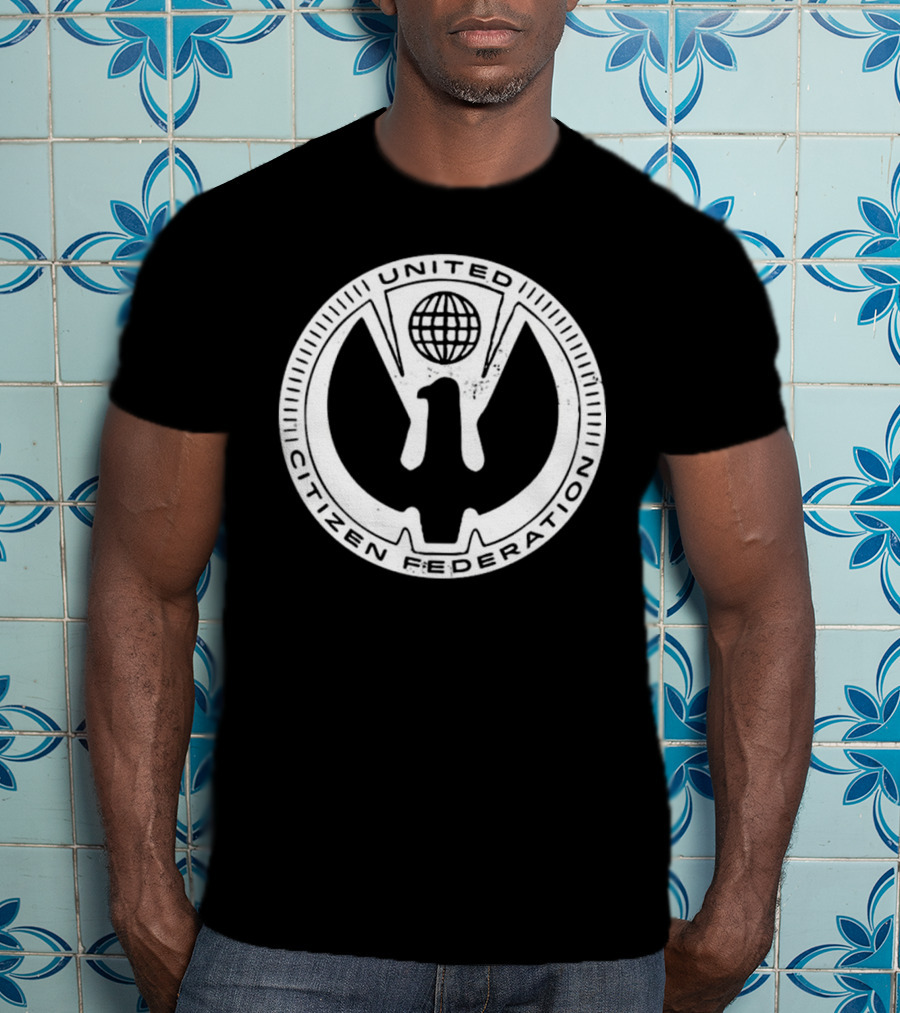 United Citizen Federation Starship Troopers Symbol Emblem T-Shirt