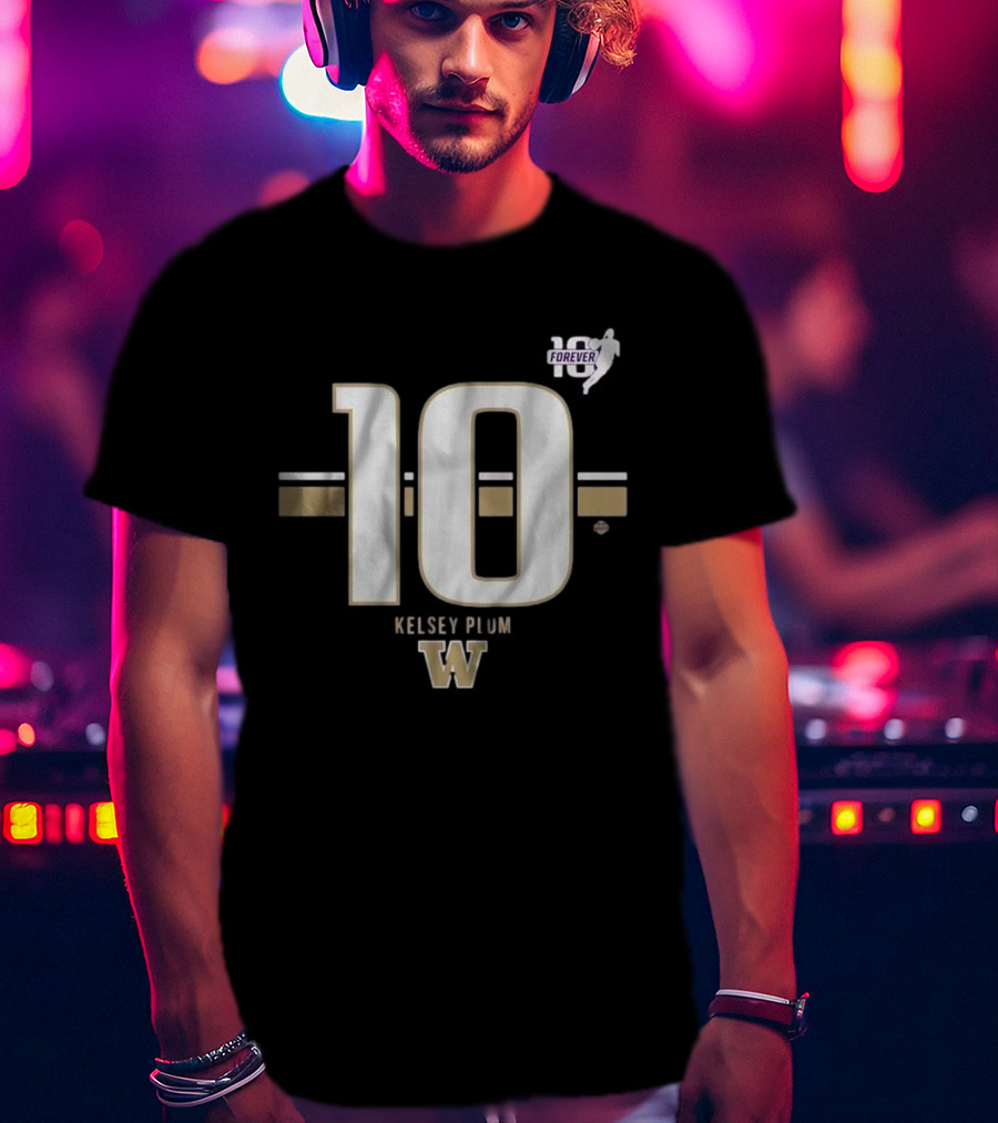 Kelsey Plum Washington Huskies 10 Forever Striped T-Shirt