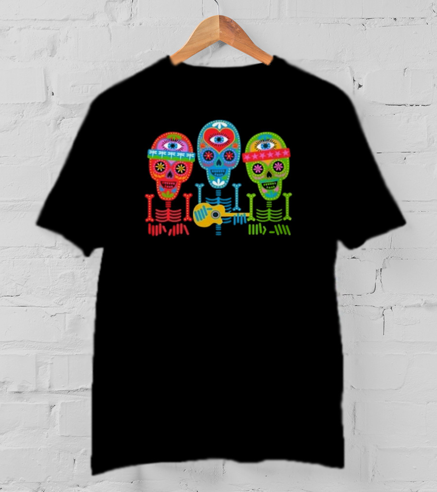 The Skeleton Krewe Trio Dark Star Orchestra Event 2025 Día De Los Muertos T-Shirt
