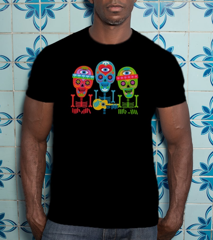 The Skeleton Krewe Trio Dark Star Orchestra Event 2025 Día De Los Muertos T-Shirt