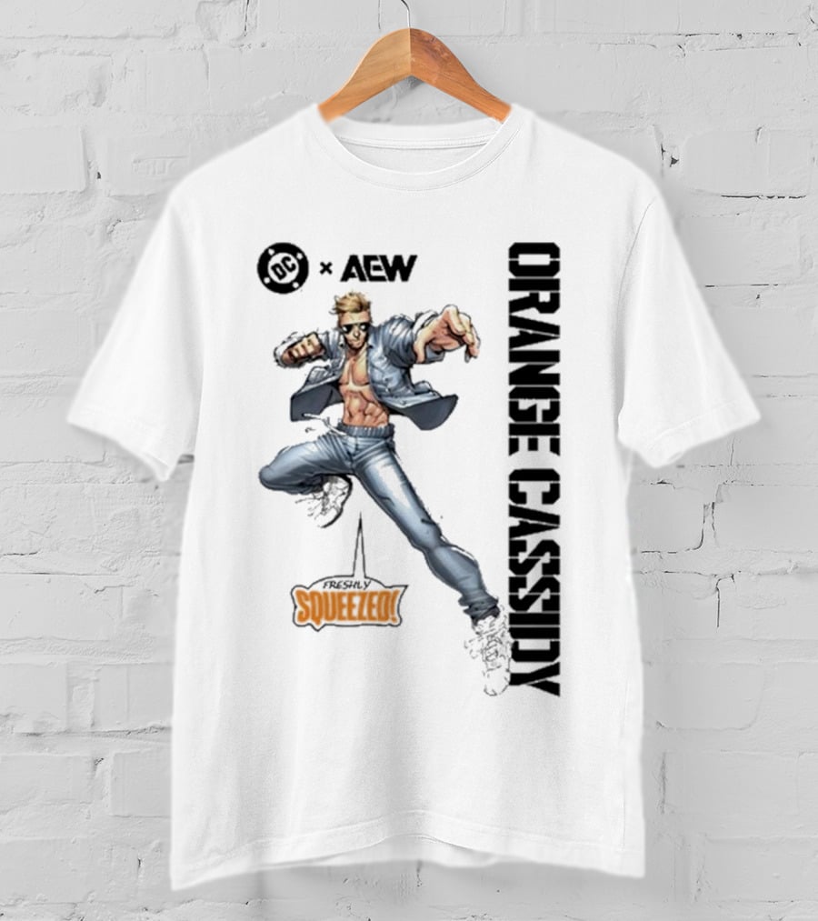 AEW Orange Cassidy Freshly Squeezed OC Comic T-Shirt