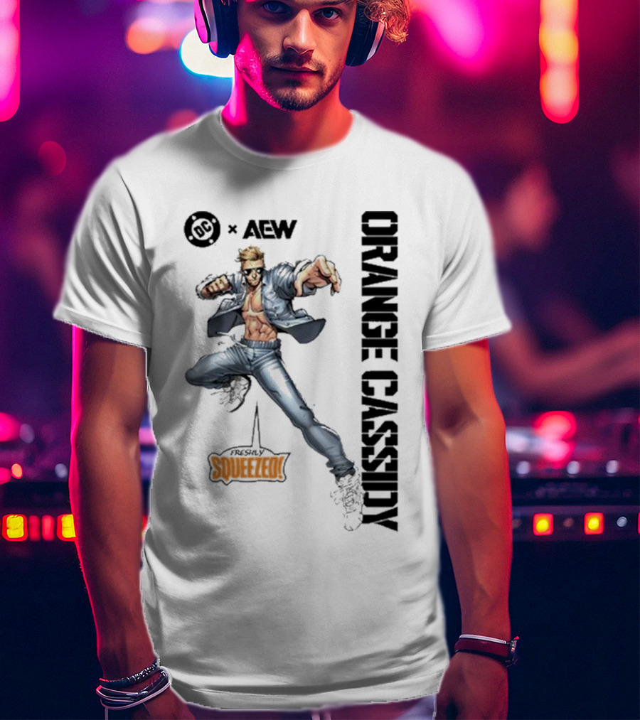 AEW Orange Cassidy Freshly Squeezed OC Comic T-Shirt