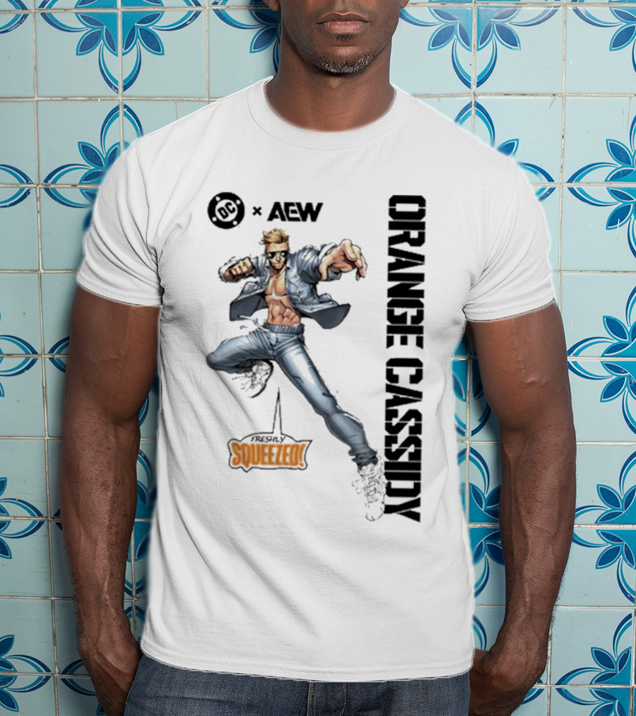 AEW Orange Cassidy Freshly Squeezed OC Comic T-Shirt