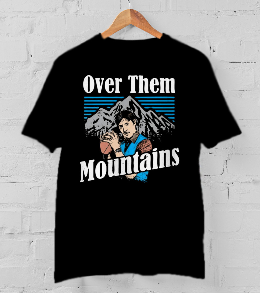 Uncle Rico Throwing Football Over Them Mountains T-Shirt
