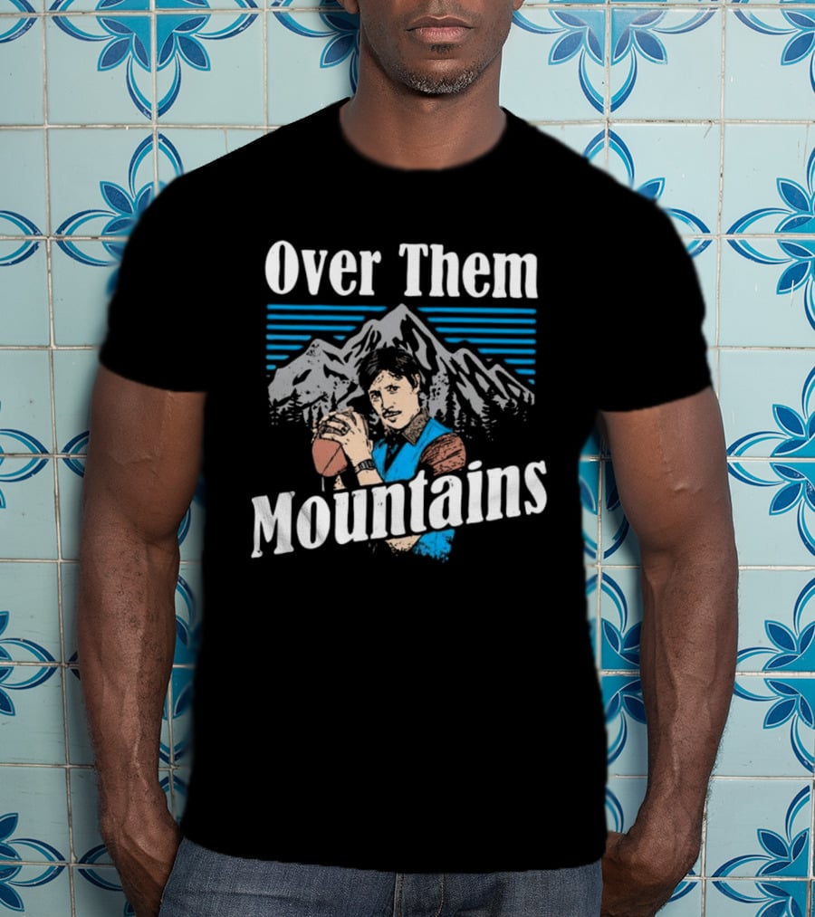 Uncle Rico Throwing Football Over Them Mountains T-Shirt