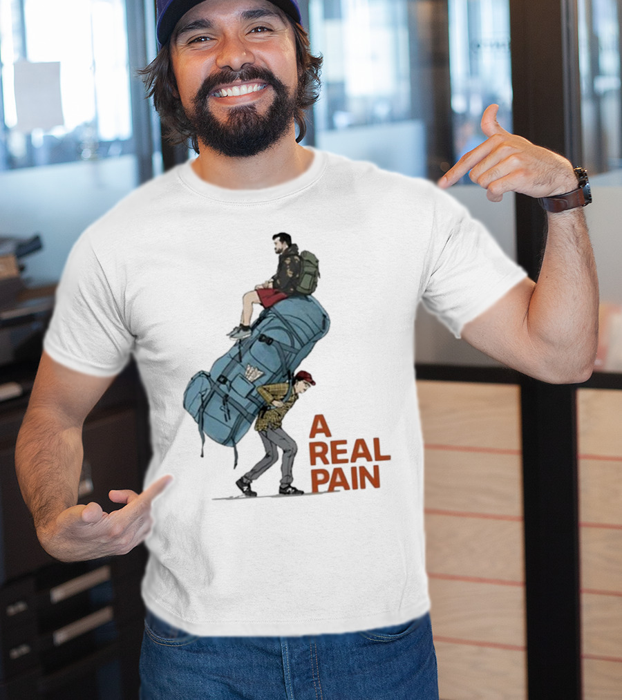 Team Picturehouse Searchlight Pictures A Real Pain Heavy Backpack T-Shirt