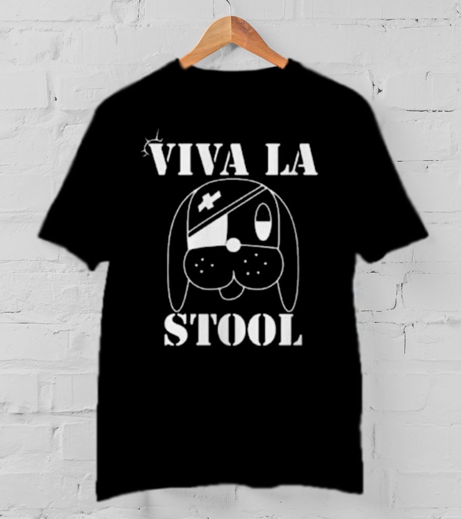 Viva La Stool Pirate Dog T-Shirt