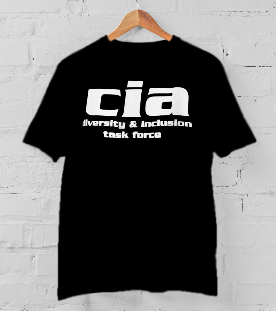 CIA Diversity And Inclusion Task Force Bold Lettering T-Shirt
