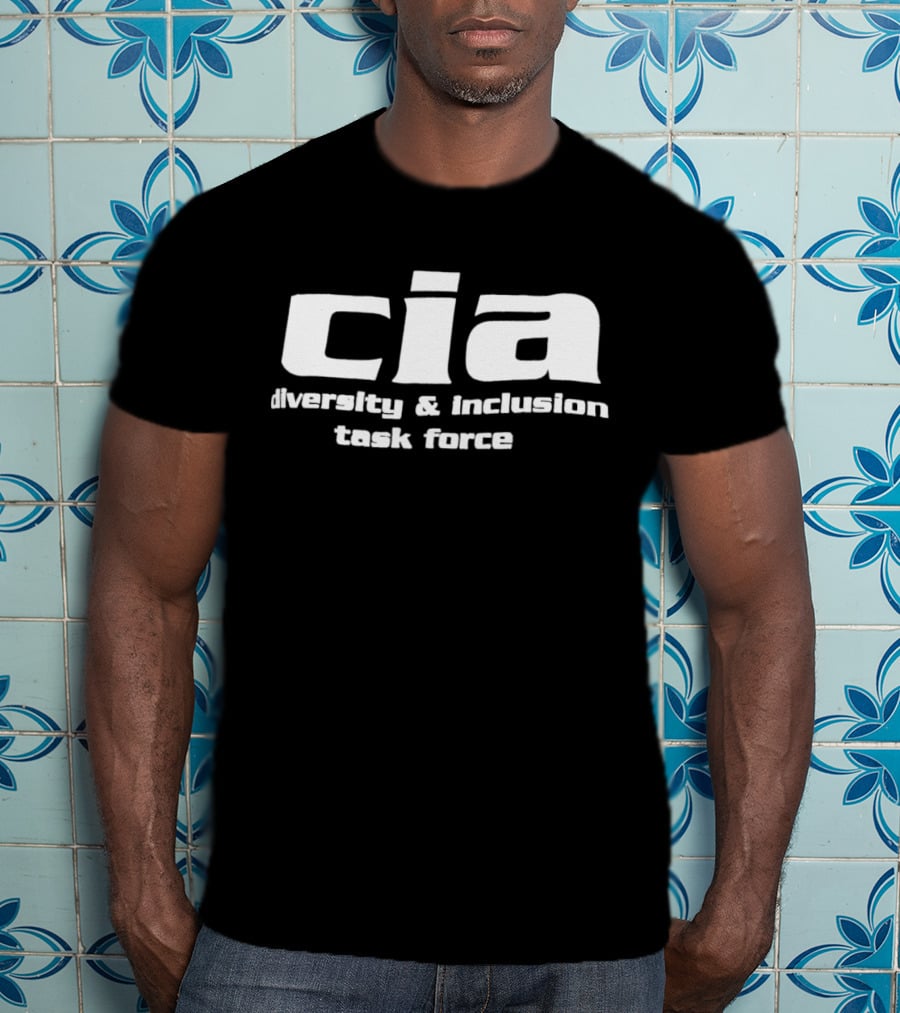 CIA Diversity And Inclusion Task Force Bold Lettering T-Shirt