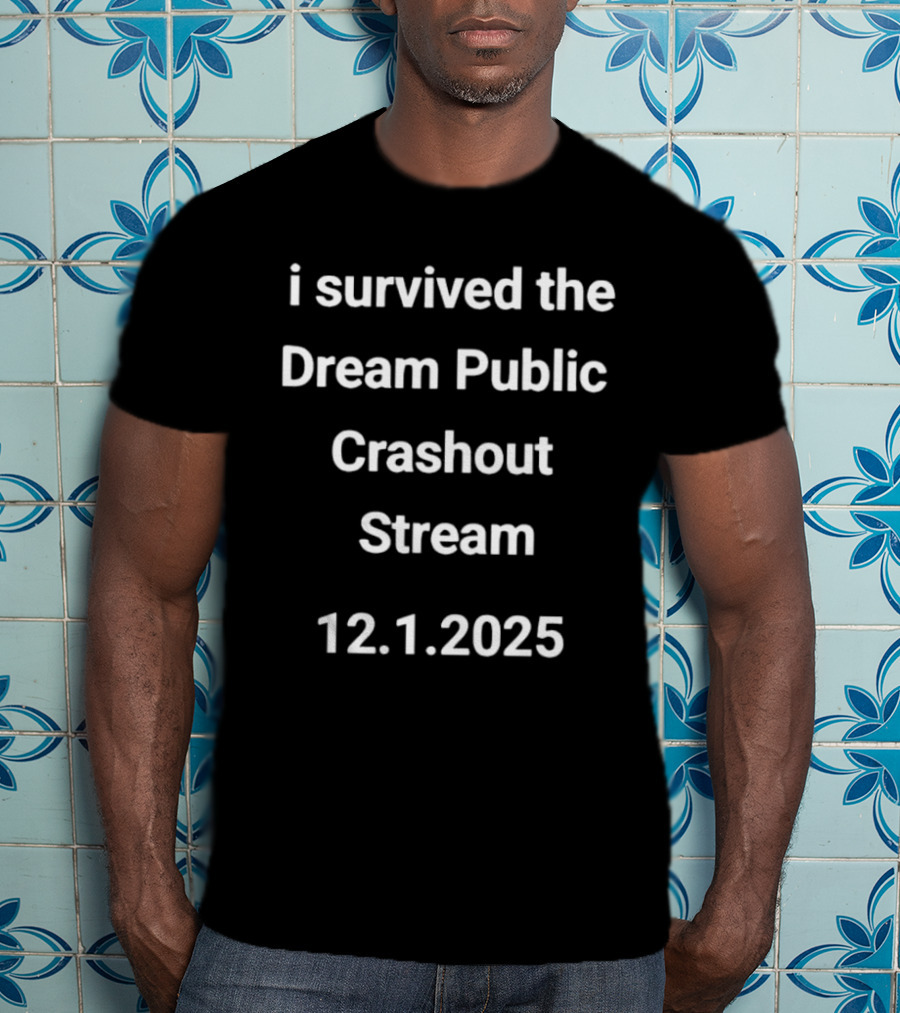 I Survived The Dream Public Crashout Stream 12.1.2025 T-Shirt